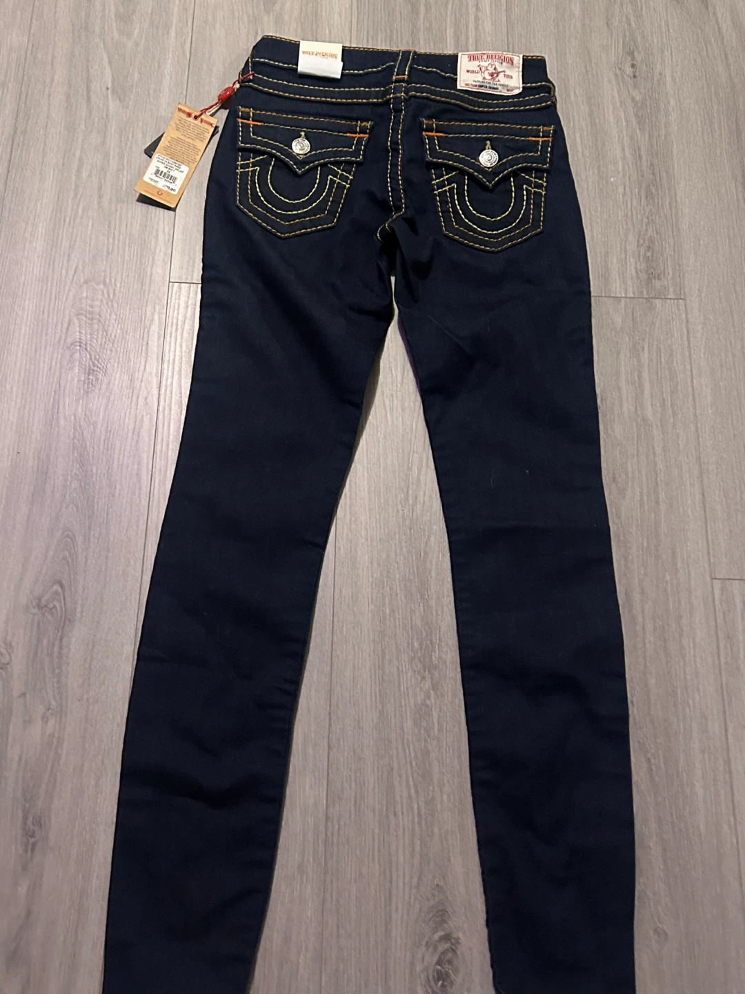 True Religion Super Skinny Flap Jeans - Size 24 - photo 3