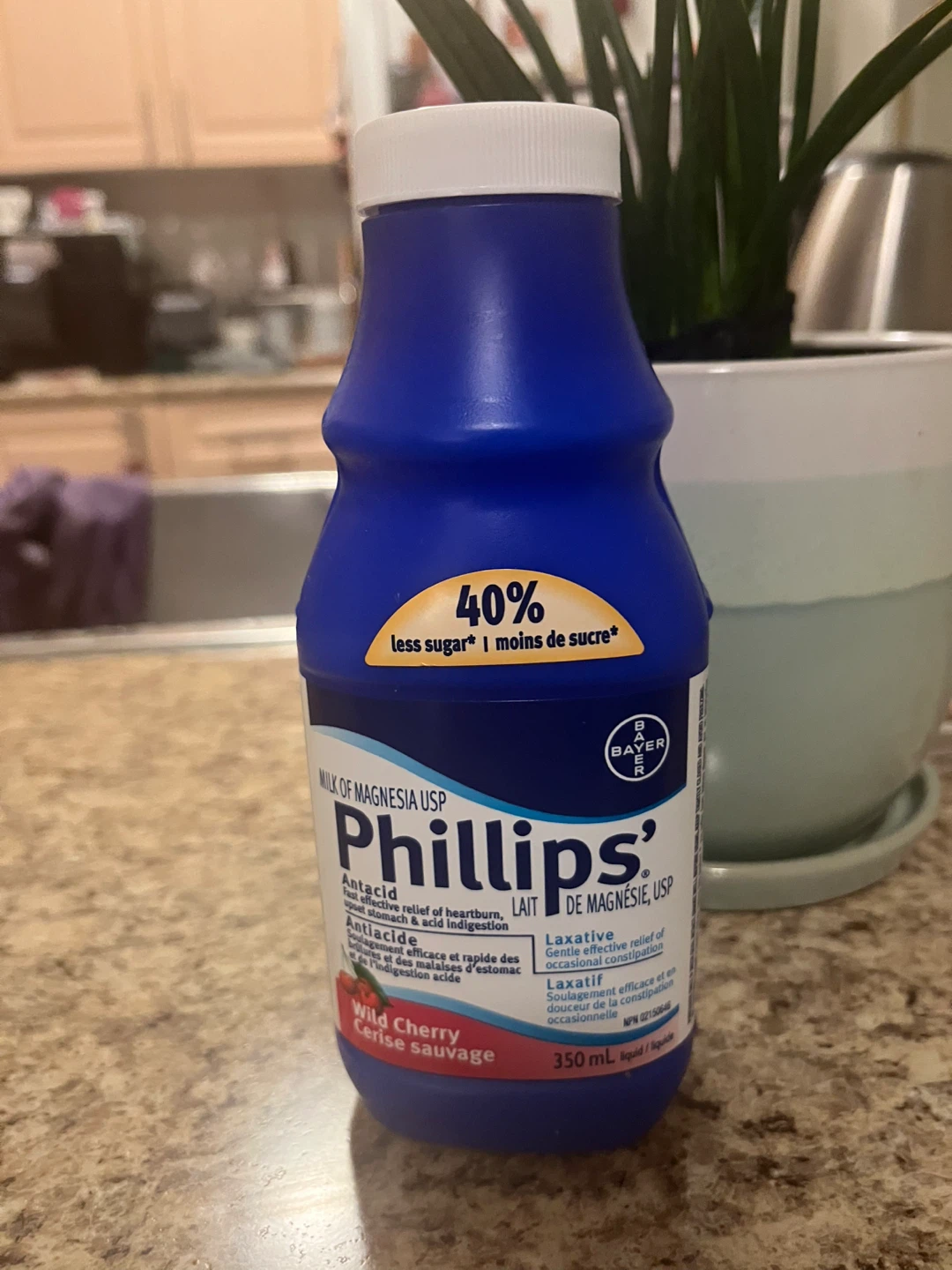 Phillips' Milk of Magnesia, Wild Cherry, 350mL