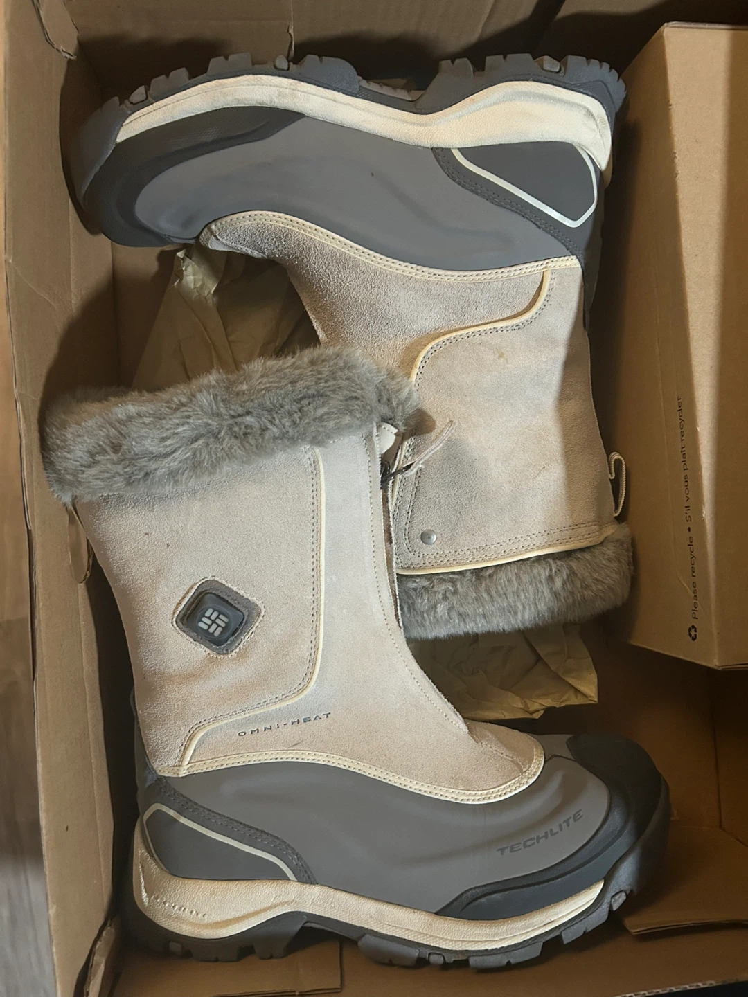 Columbia Bugaboot Plus Zip Electric Boots - Size 9 - photo 2