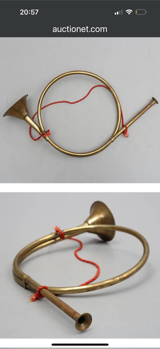 Vintage hunting Brass Horn