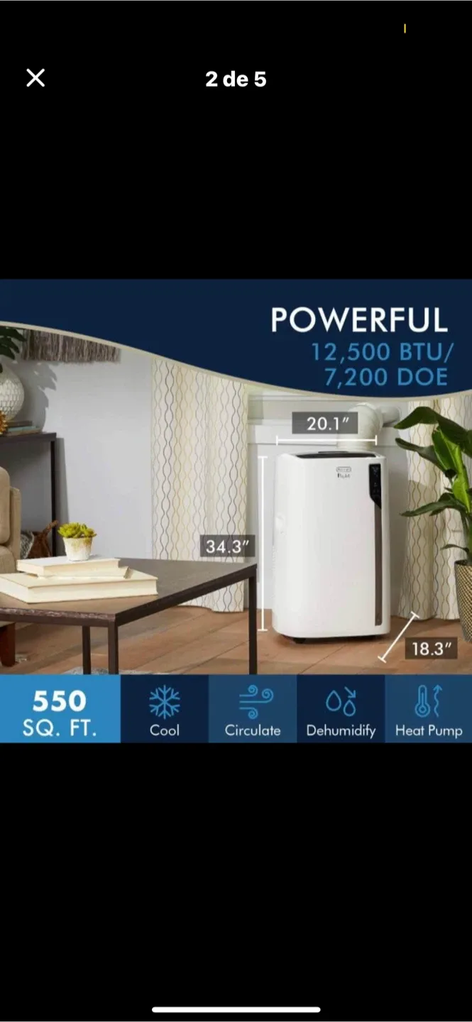 DeLonghi Pinguino PAC AN120E Portable Air Conditioner