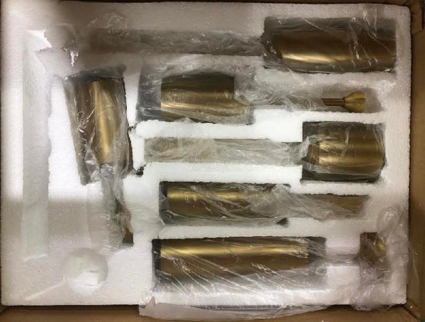 Gold Metal Candle Holders - Set of 6 - photo 5