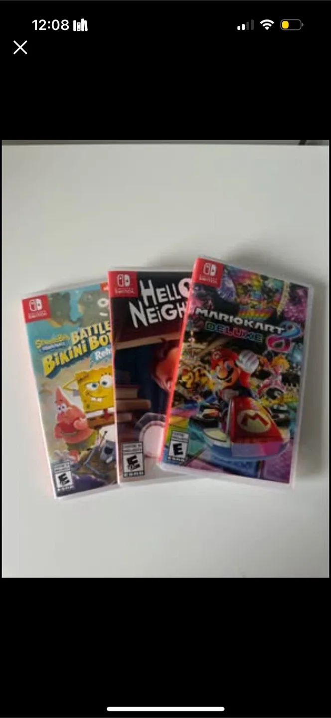 Nintendo Switch OLED with Games - Like New! image indicator(4)