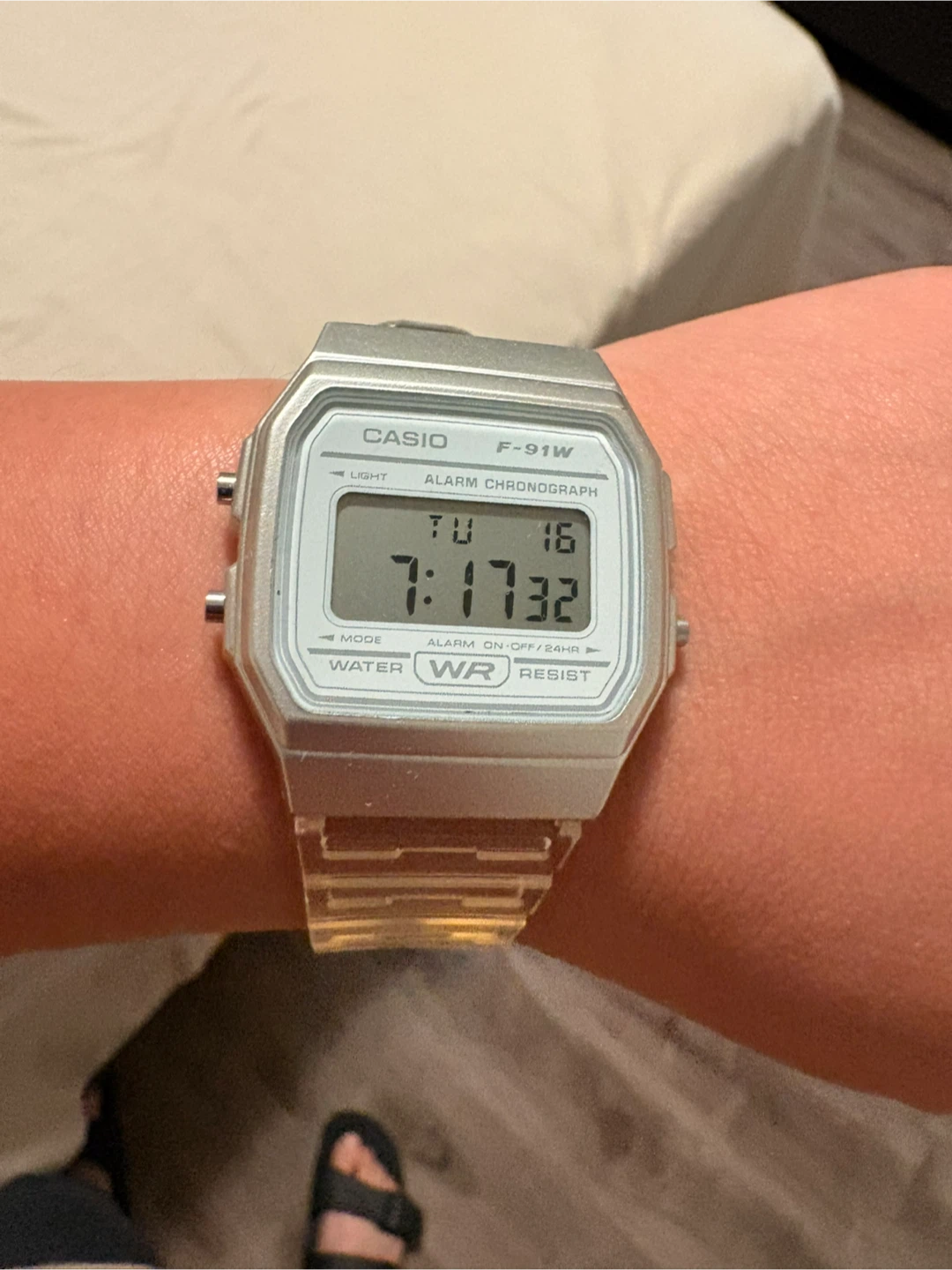 Casio F-91W Silver Digital Watch - photo 2
