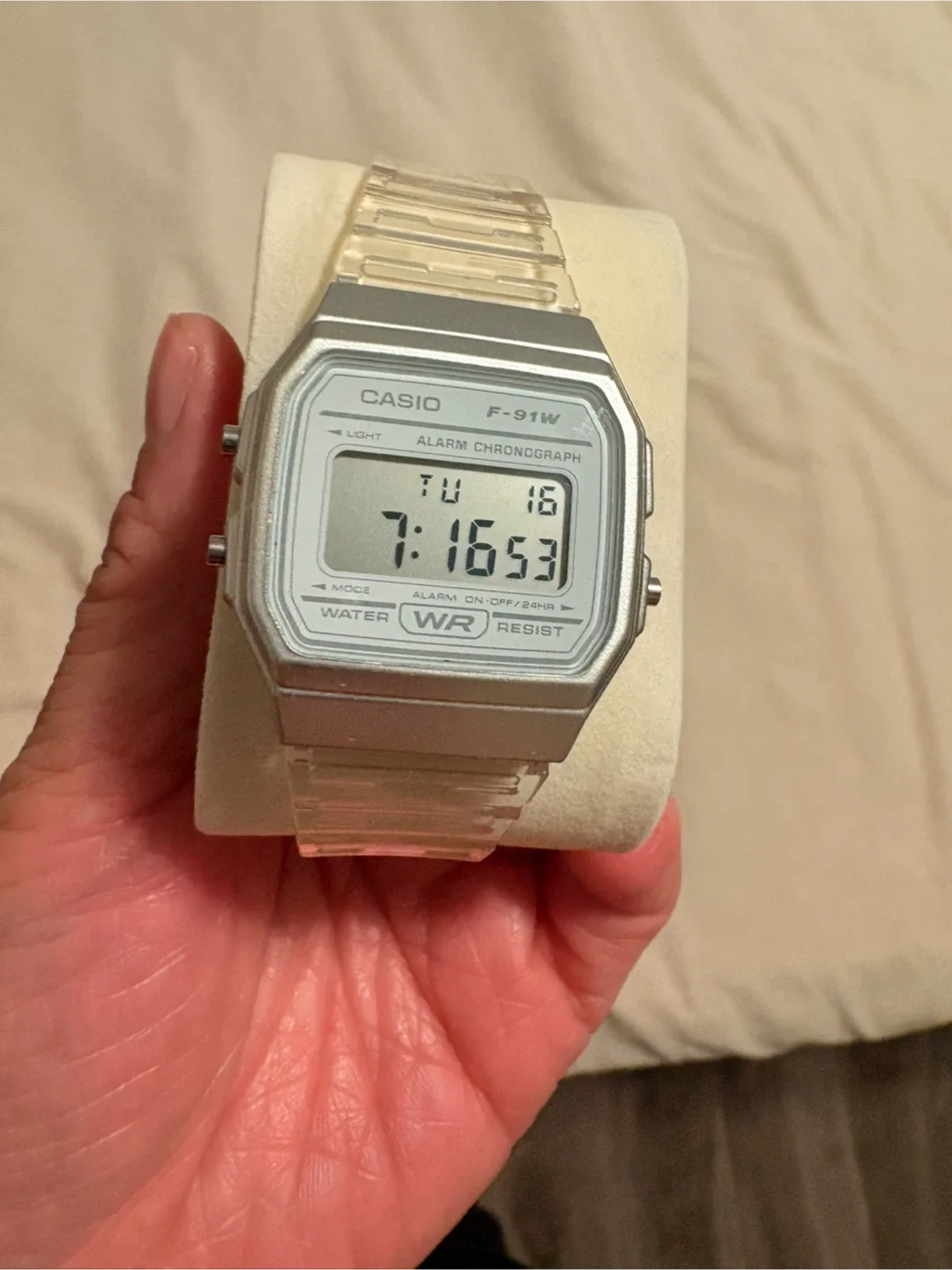 Casio F-91W Silver Digital Watch