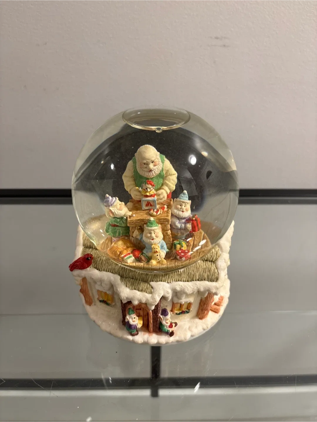 Santa's Workshop Snow Globe