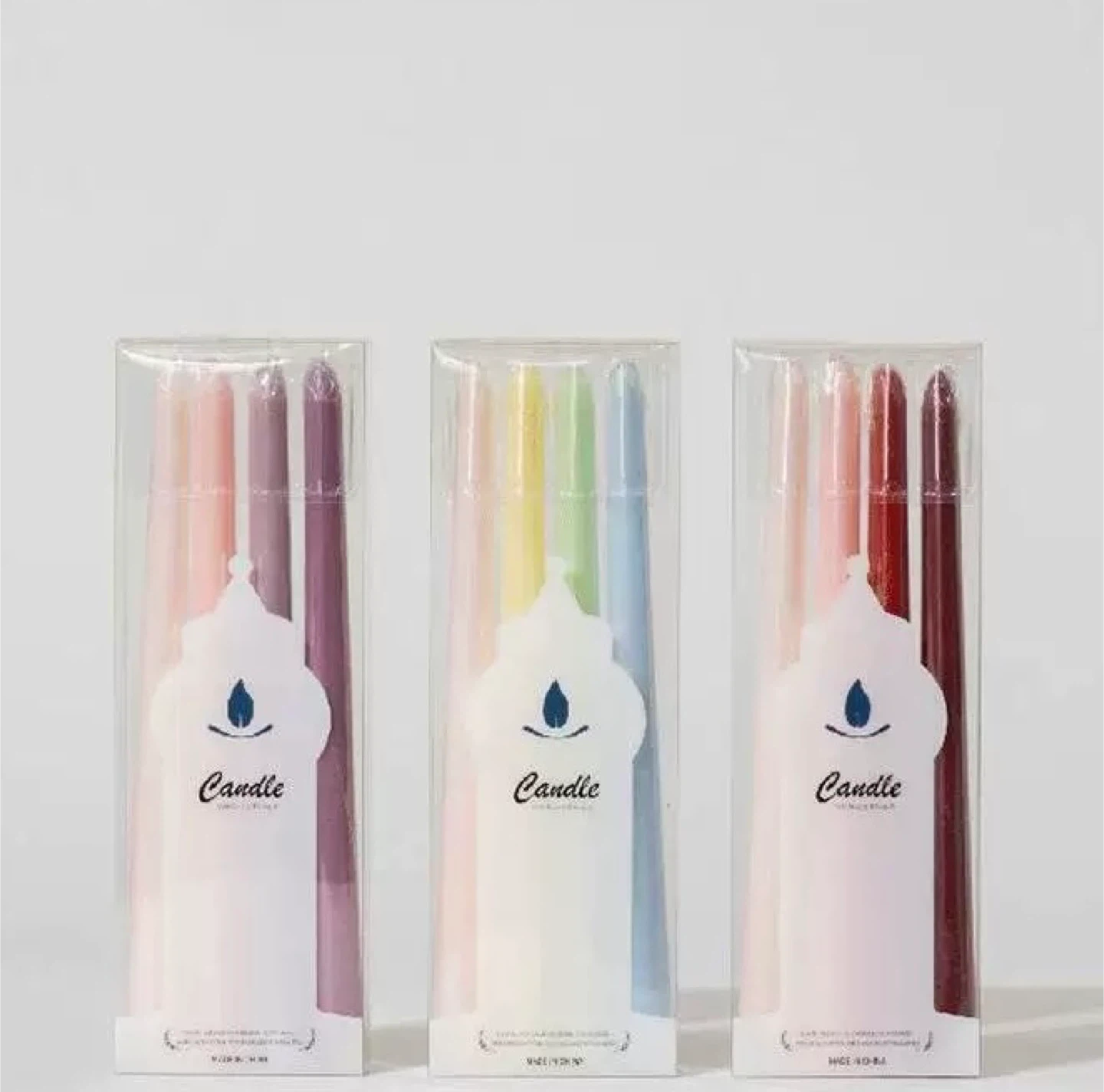 Taper Candles Set, Various Colours