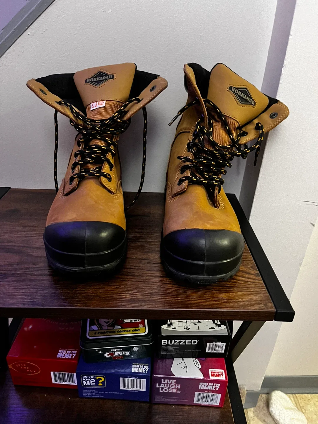 Workload Size 8 Work Boots - Protective Footwear
