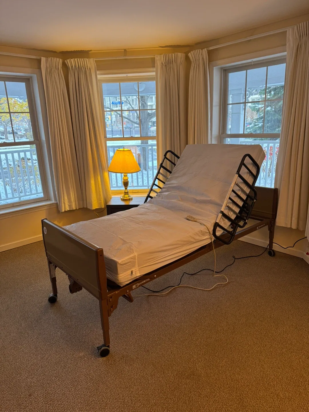 Invacare hospital bed