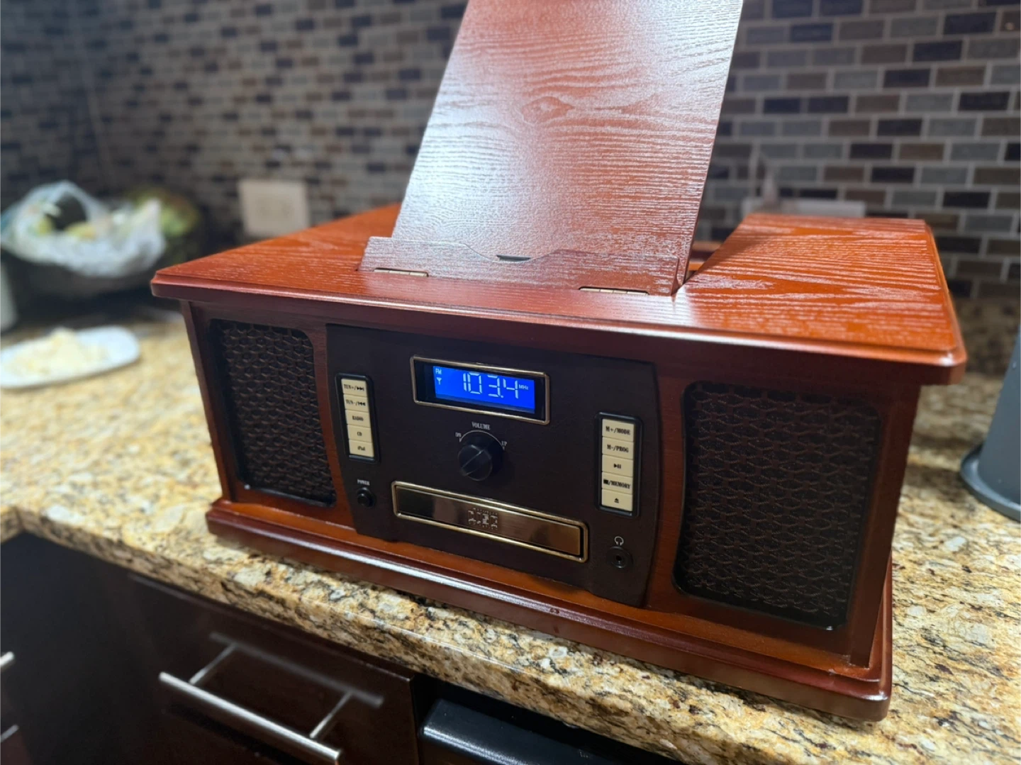 Victrola Nostalgic 8-in-1 Bluetooth Record Player - photo 4