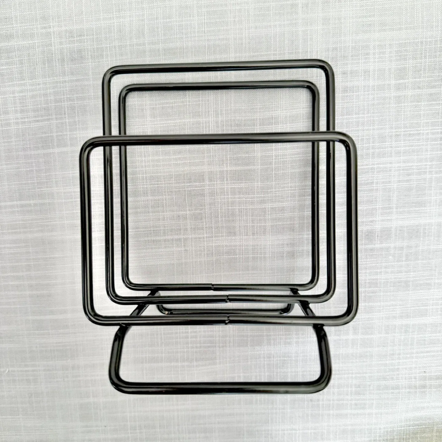 Set of 5 bronze finish metal dish racks image indicator(3)