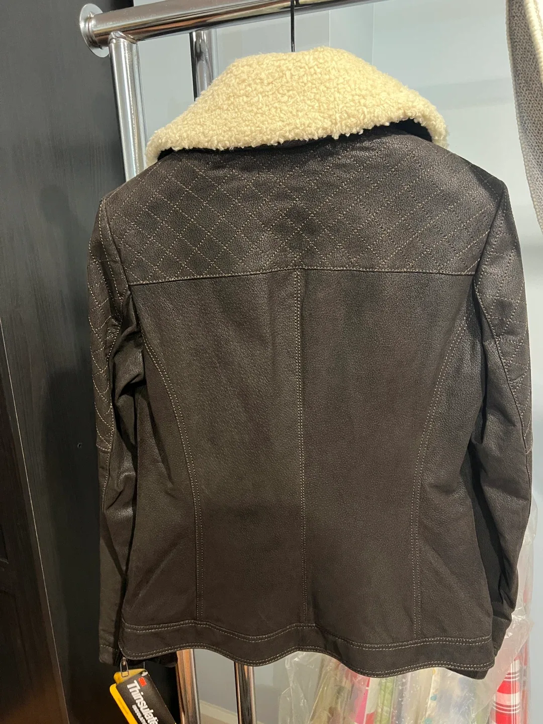 Danier Brown Leather Jacket image indicator(2)