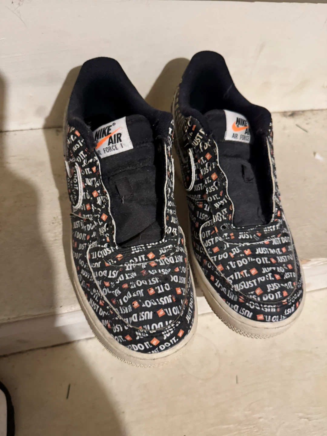 Nike Air Force 1 'Just Do It' Sneakers - 6Y - photo 5