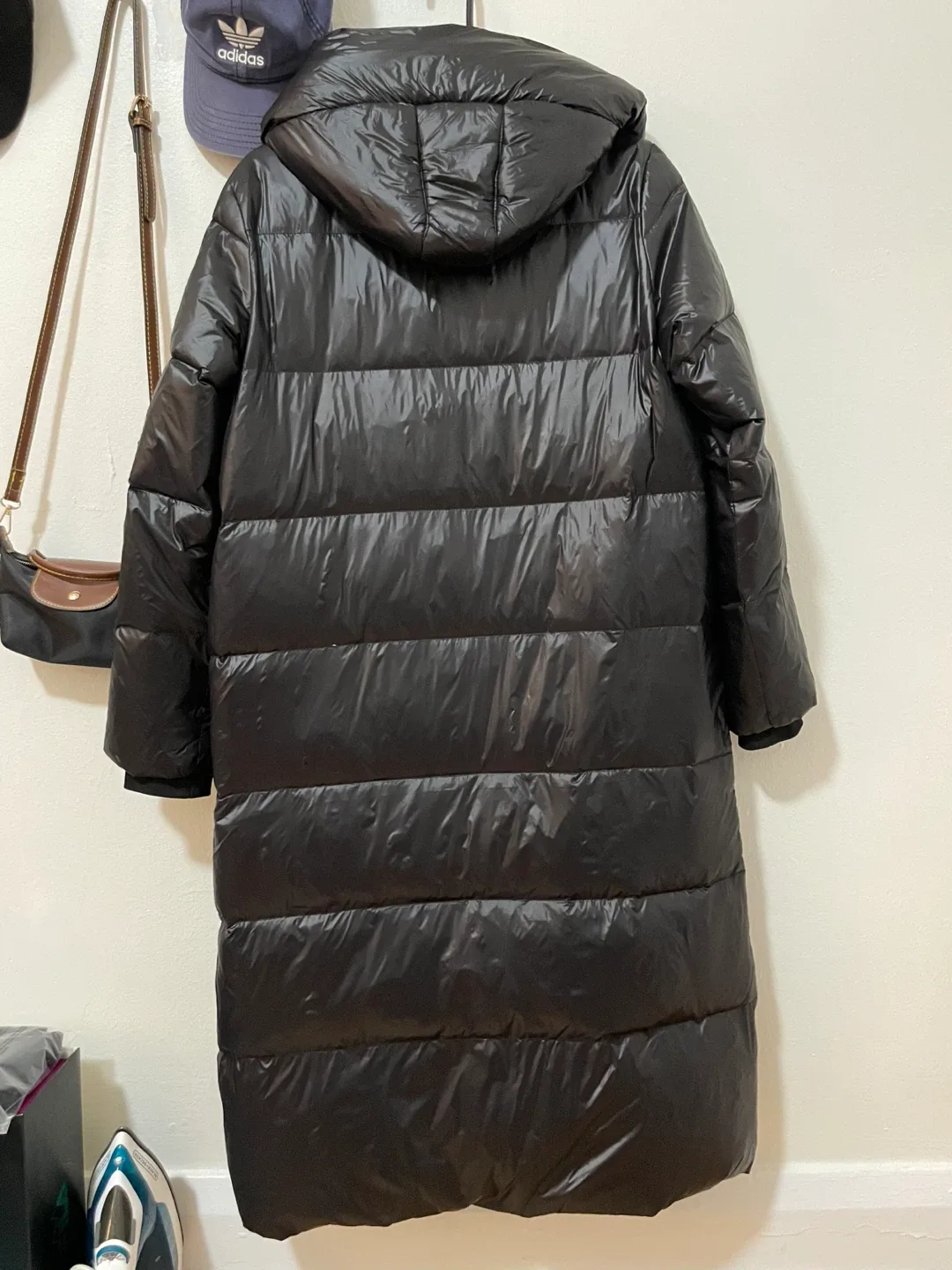 Long Black Puffer Coat image indicator(2)