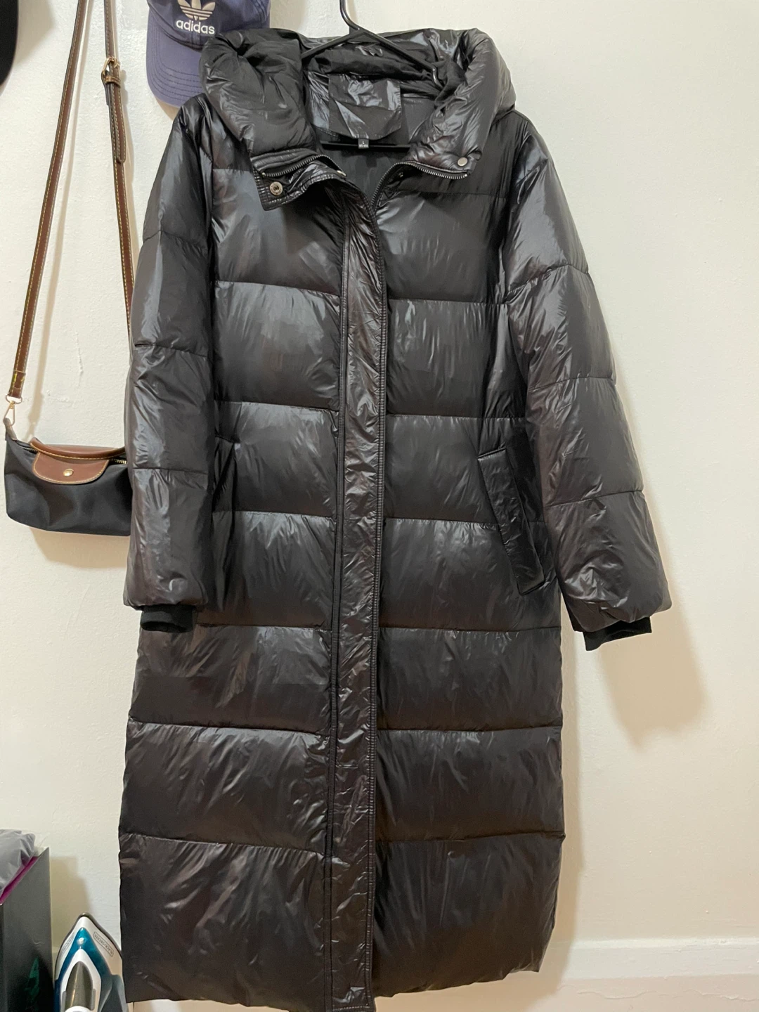 Long Black Puffer Coat