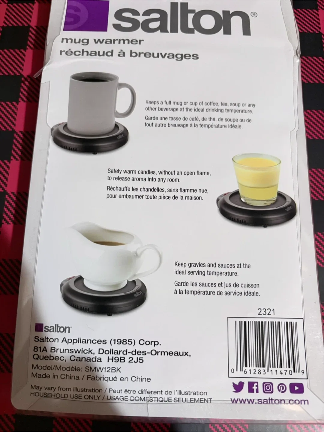 Salton Mug Warmer New image indicator(2)