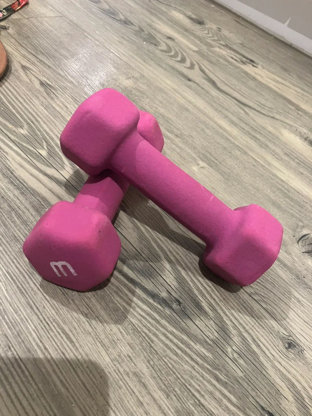 Two 3 Pound Dumbbells image indicator(2)