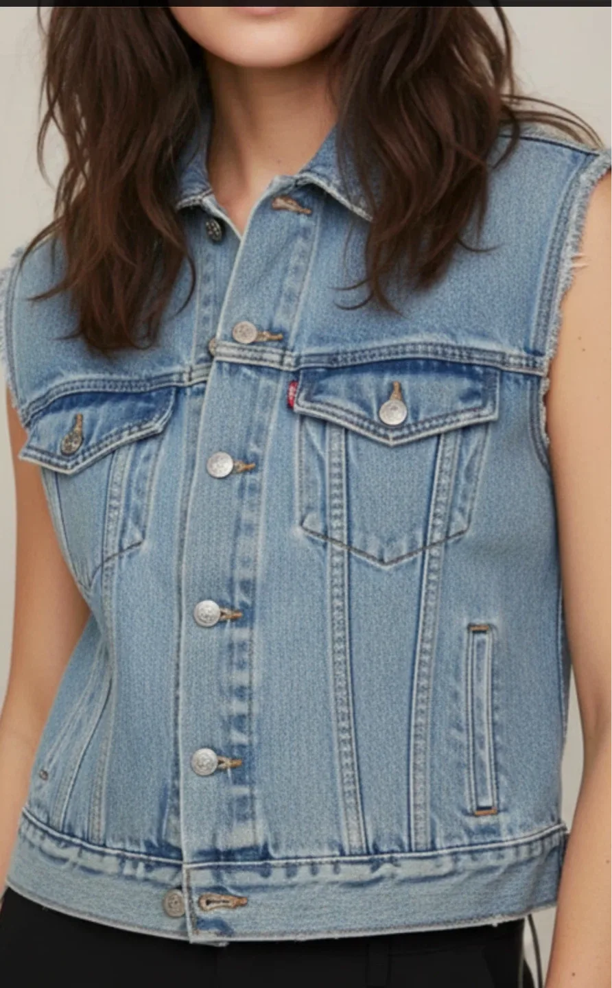 Levi's Denim Vest - Women's Size Small