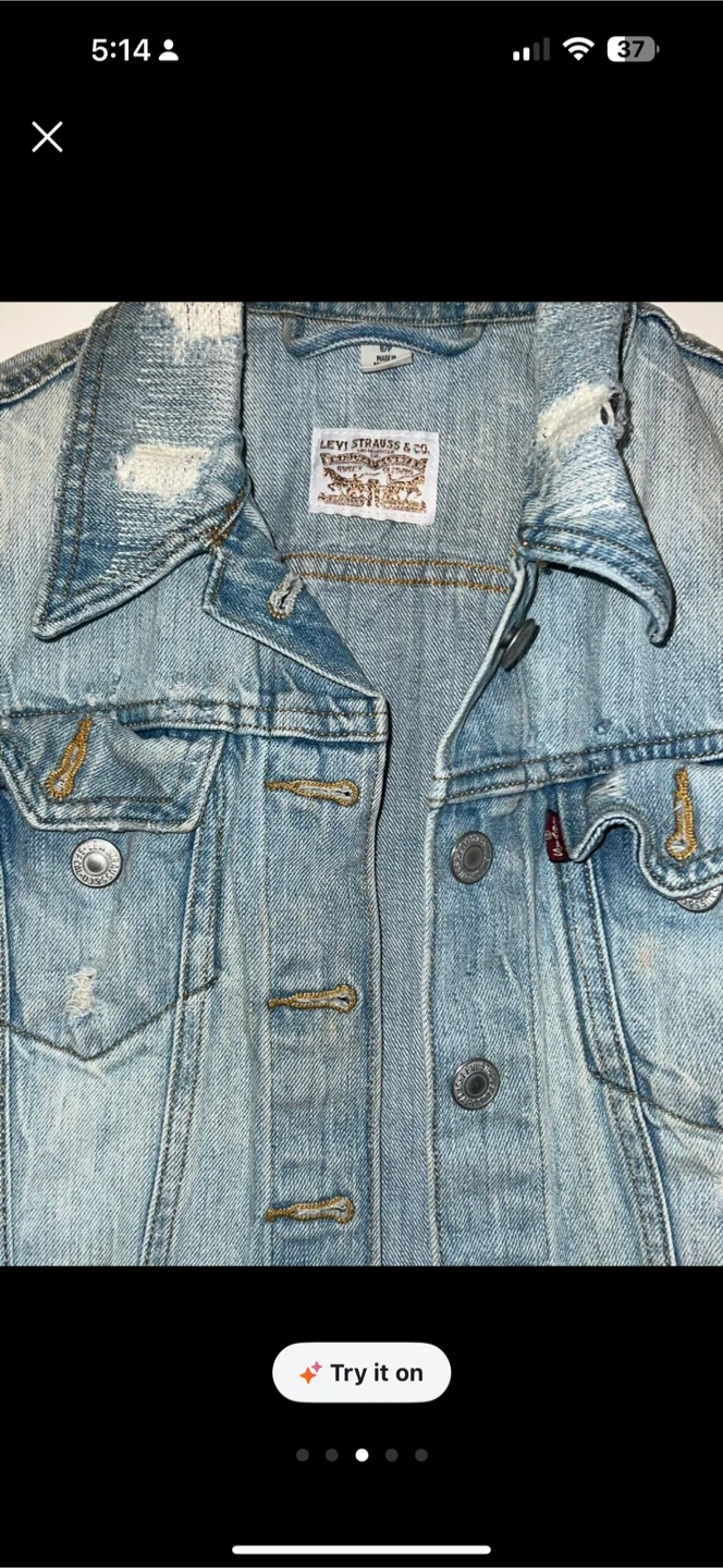 Levi's Denim Vest - Women's Size Small - photo 3