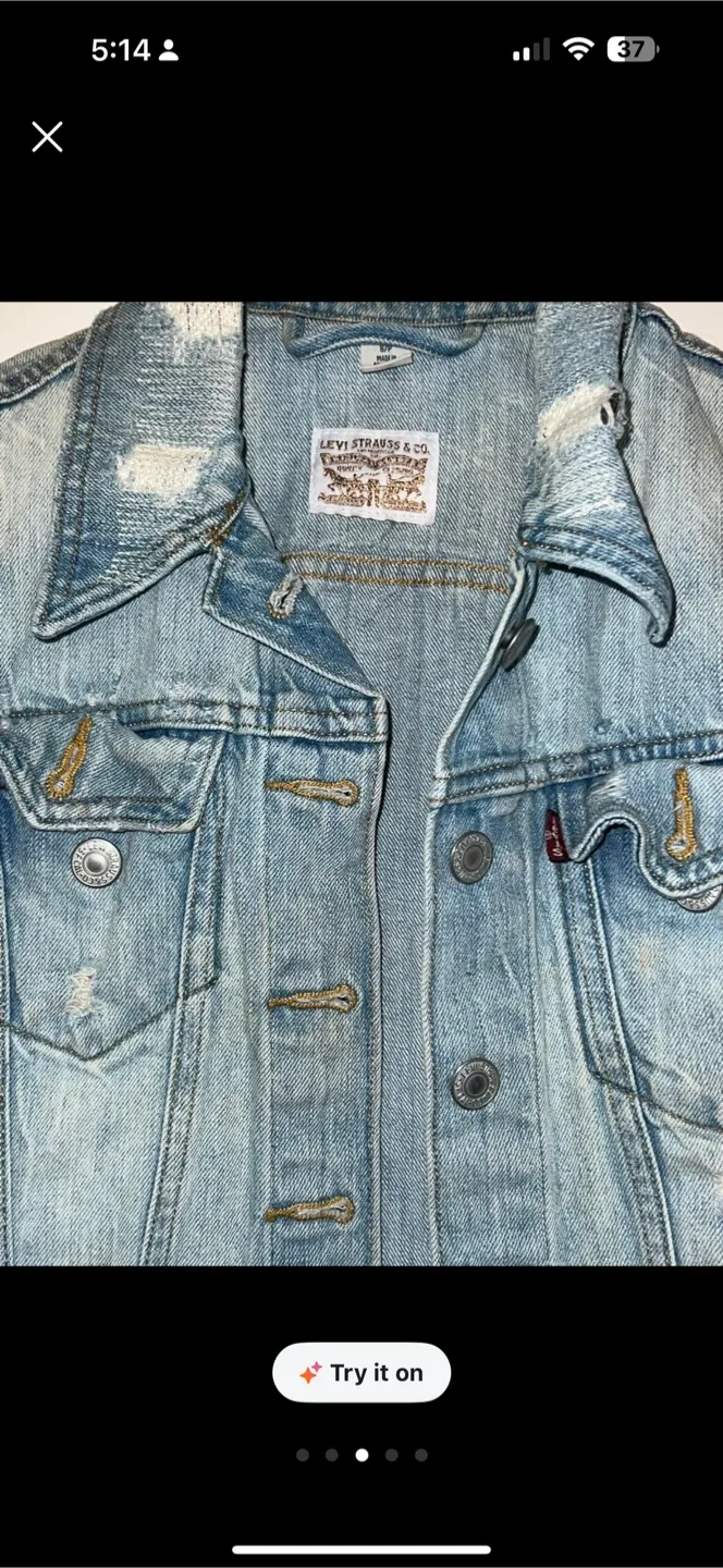 Levi's Denim Vest - Women's Size Small image indicator(3)