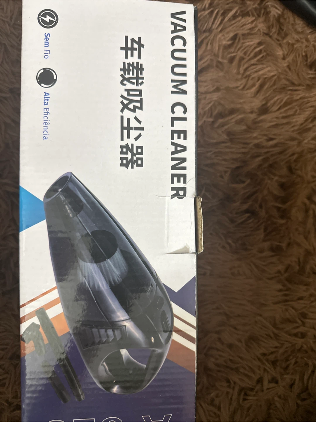 Portable Car Vacuum Cleaner - Black