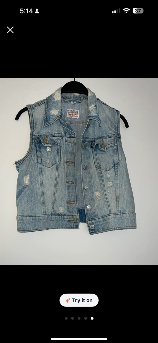 Levi's Denim Vest - Women's Size Small - photo 4