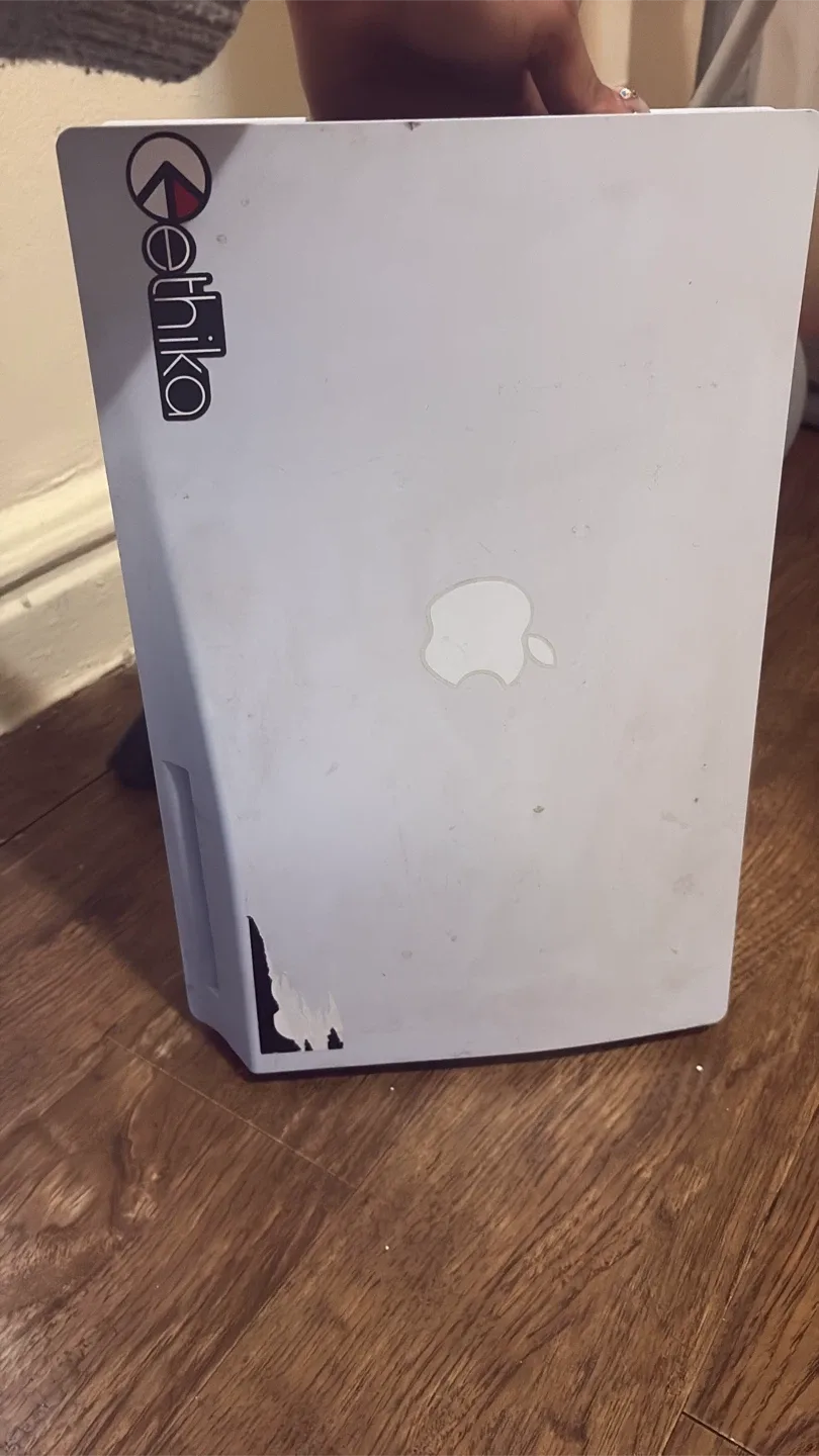 White Apple Desktop Computer Case