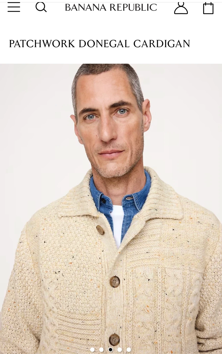 Banana Republic Patchwork Donegal Cardigan - Size S NWT - photo 4