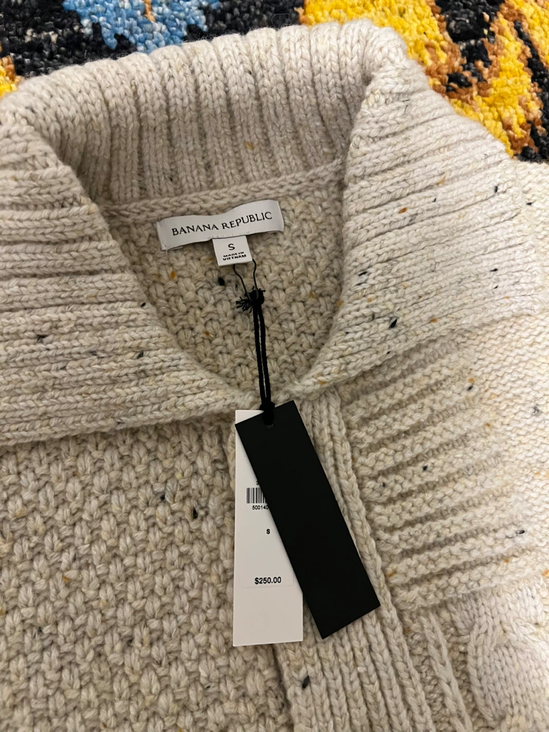 Banana Republic Patchwork Donegal Cardigan - Size S NWT - photo 3