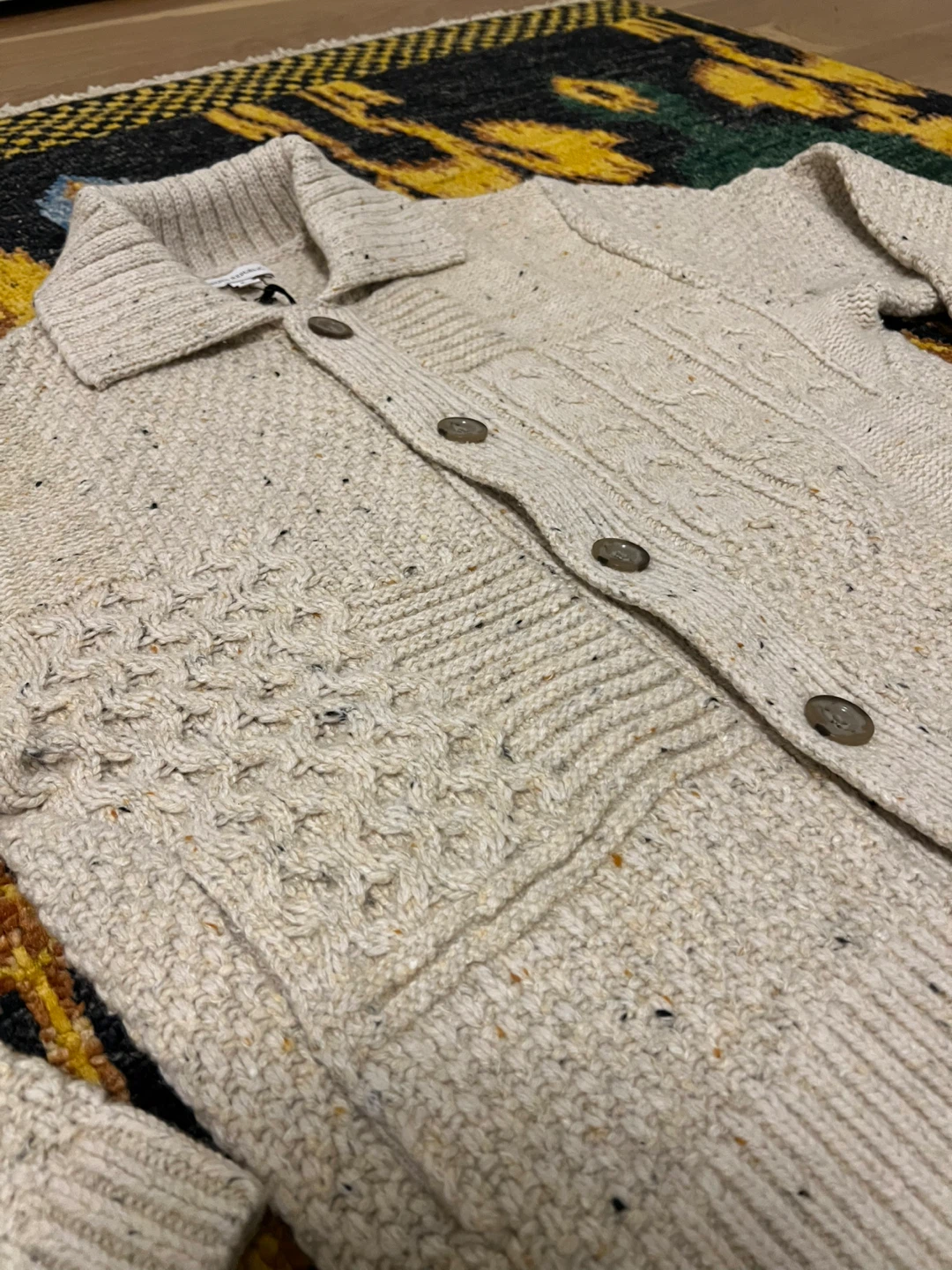 Banana Republic Patchwork Donegal Cardigan - Size S NWT - photo 2