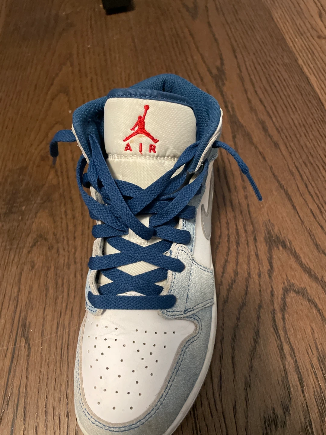 Air Jordan 1 Mid Blue/White - photo 5