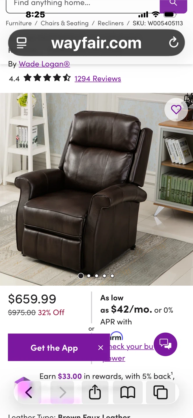 Azavier 34.5" Wide Power Lift Assist Recliner - photo 3