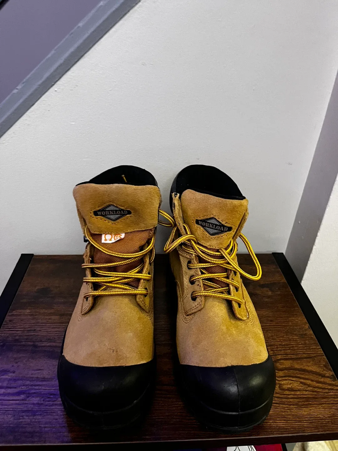 Workload Seahawk Leather Work Boots - Size 9