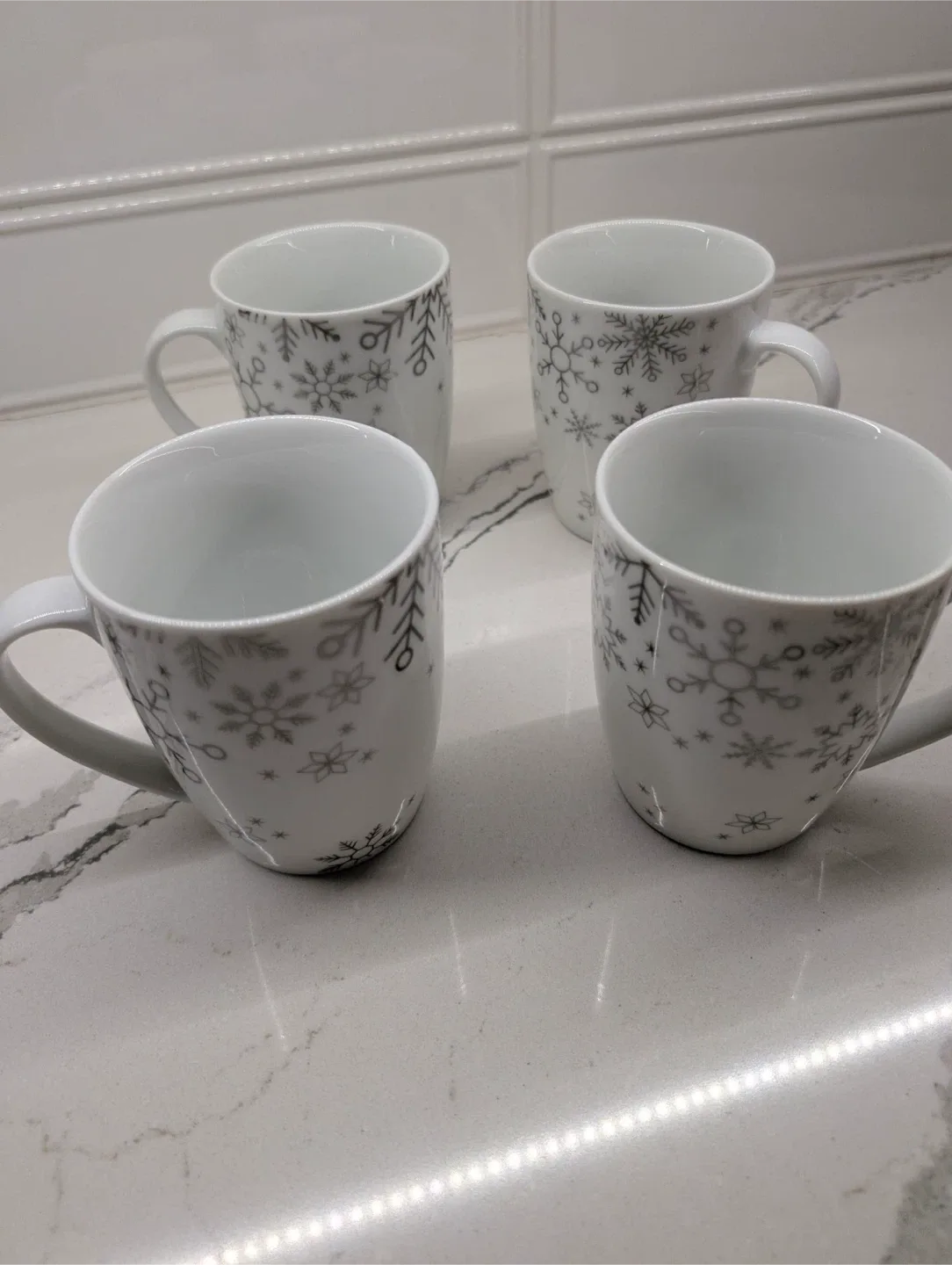 Holiday Stuff Porcelain Mugs (Set of 4)