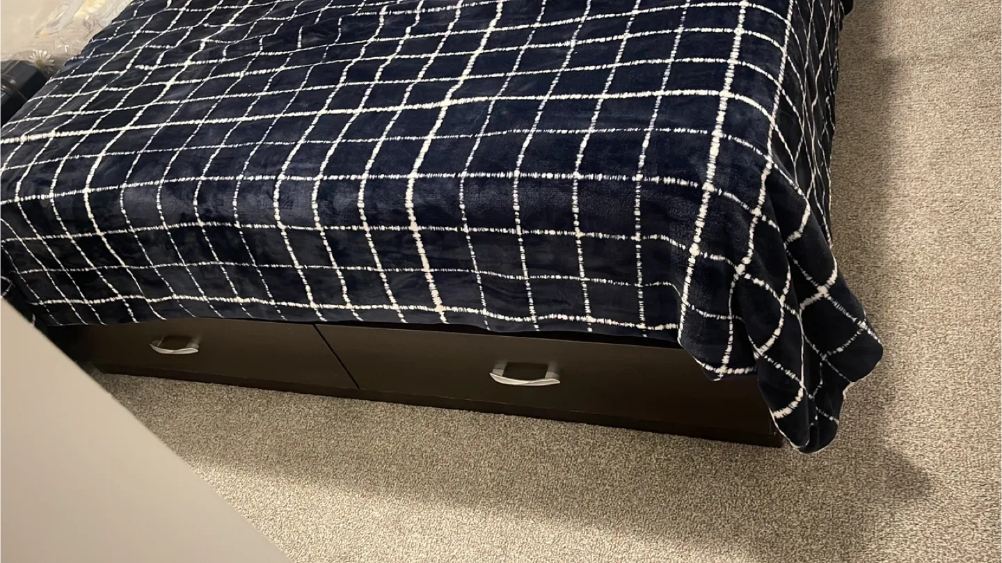 Box bed frame with drawers image indicator(2)