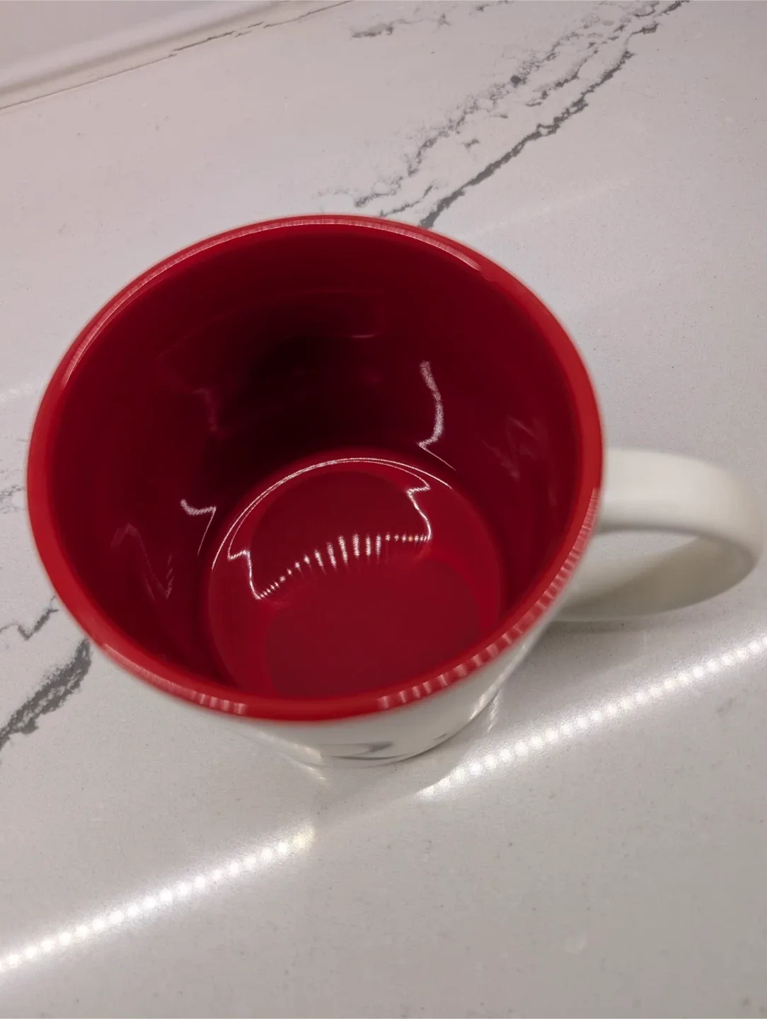 Indigo Initial R Mug - Red & White image indicator(2)