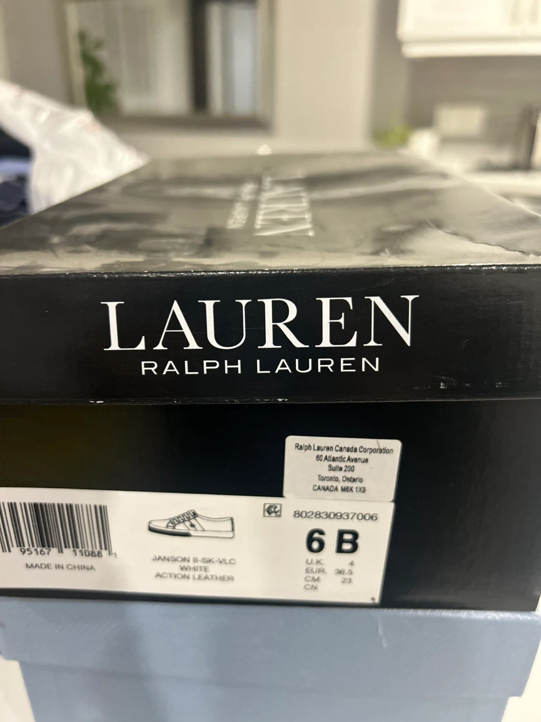 Ralph Lauren Janson II White Sneakers - Size 6 - photo 2
