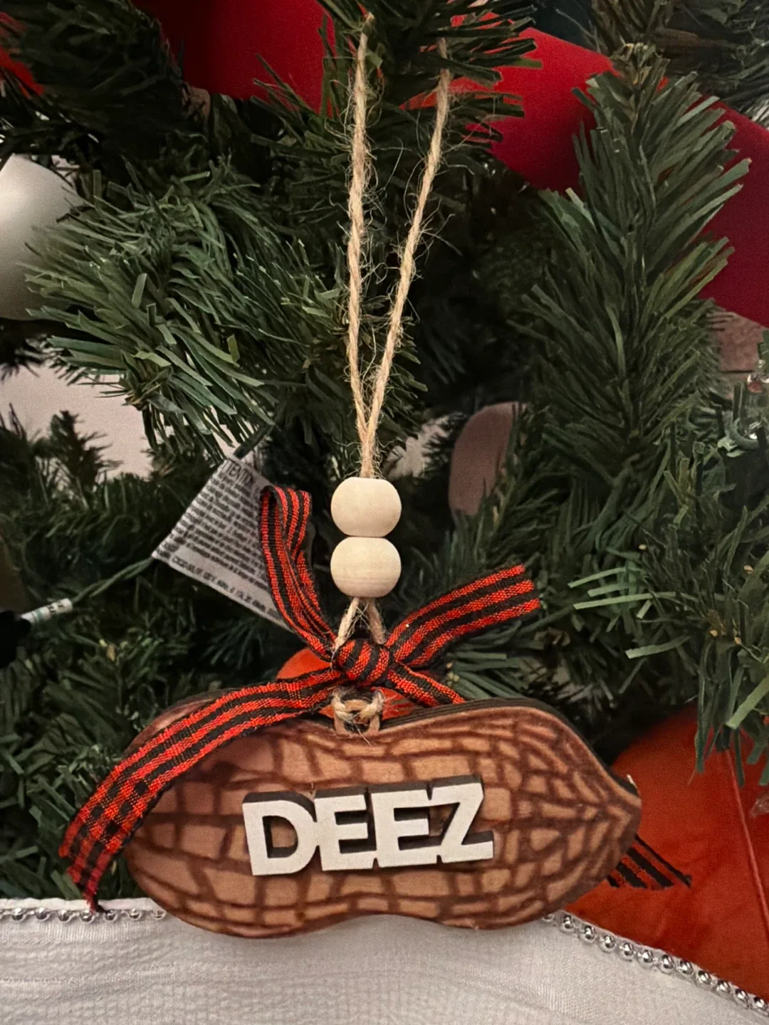 DEEZ Nuts Wooden Ornament