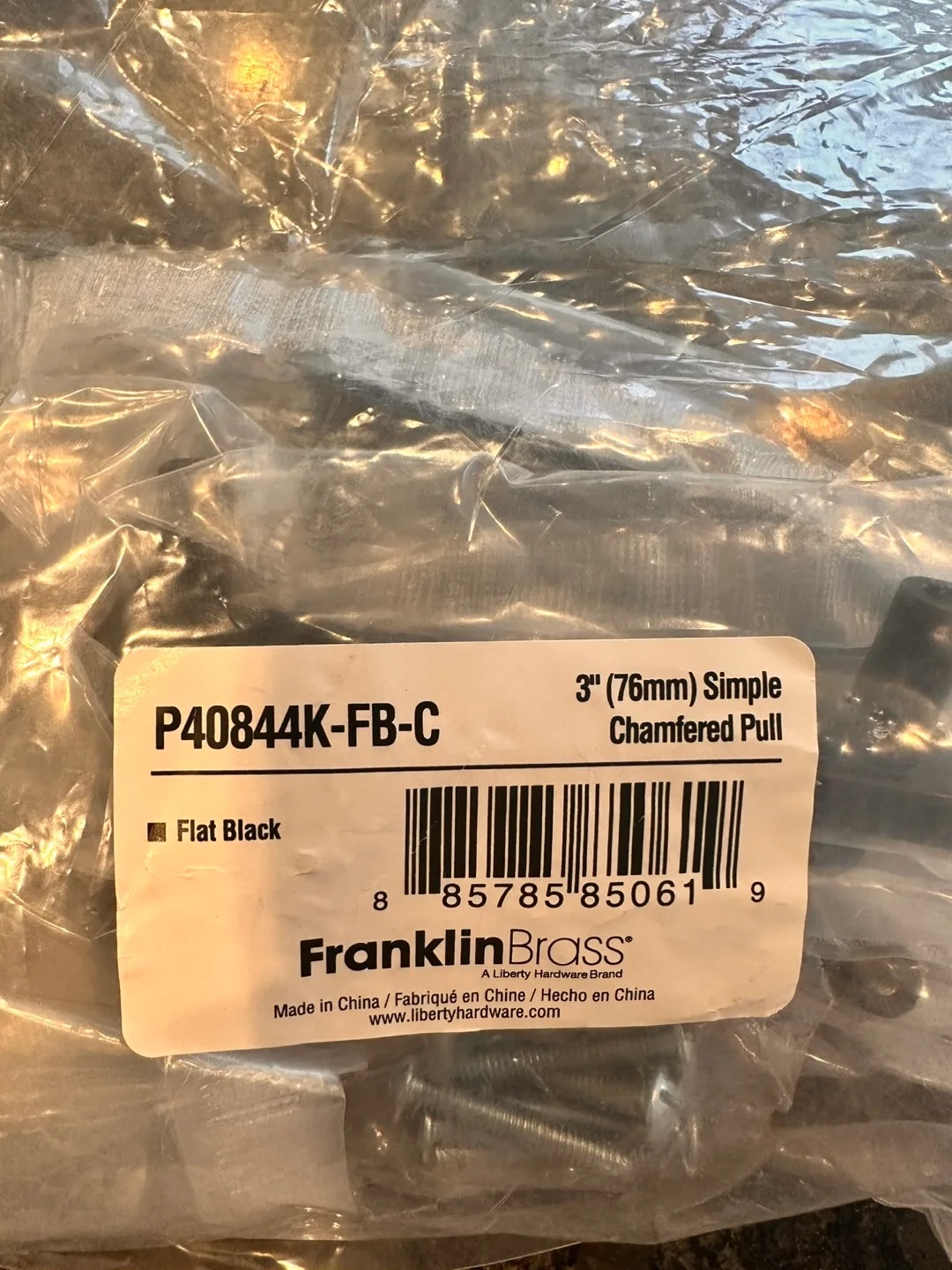 Matte Black Cabinet/Drawer Pulls - 3 Inch (New) image indicator(6)