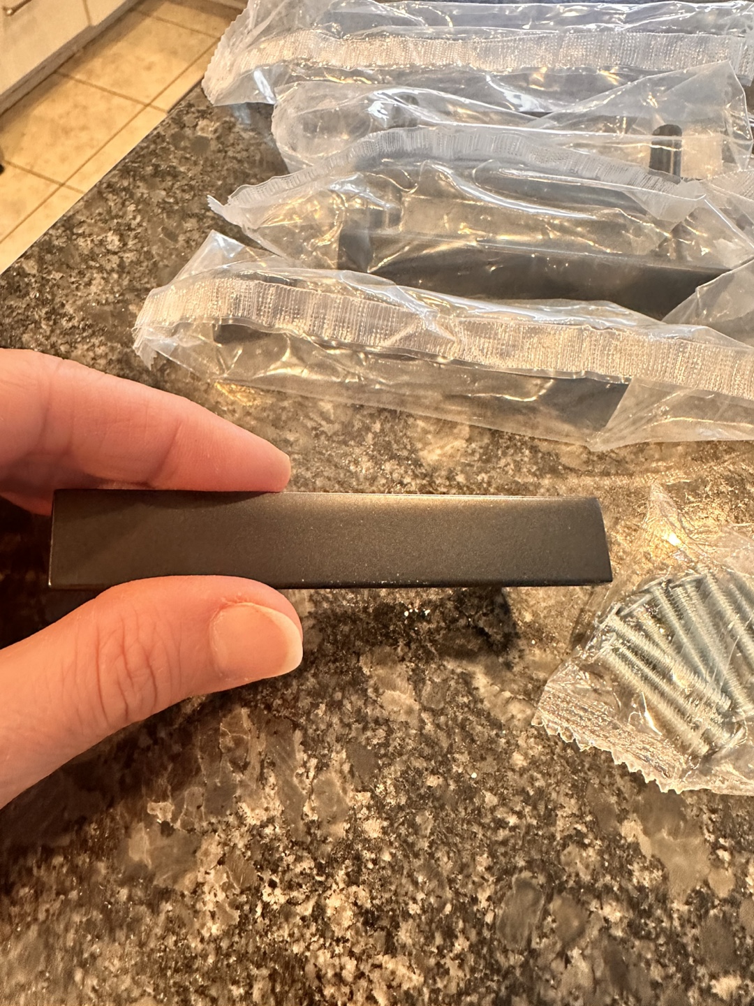 Matte Black Cabinet/Drawer Pulls - 3 Inch (New) - photo 3
