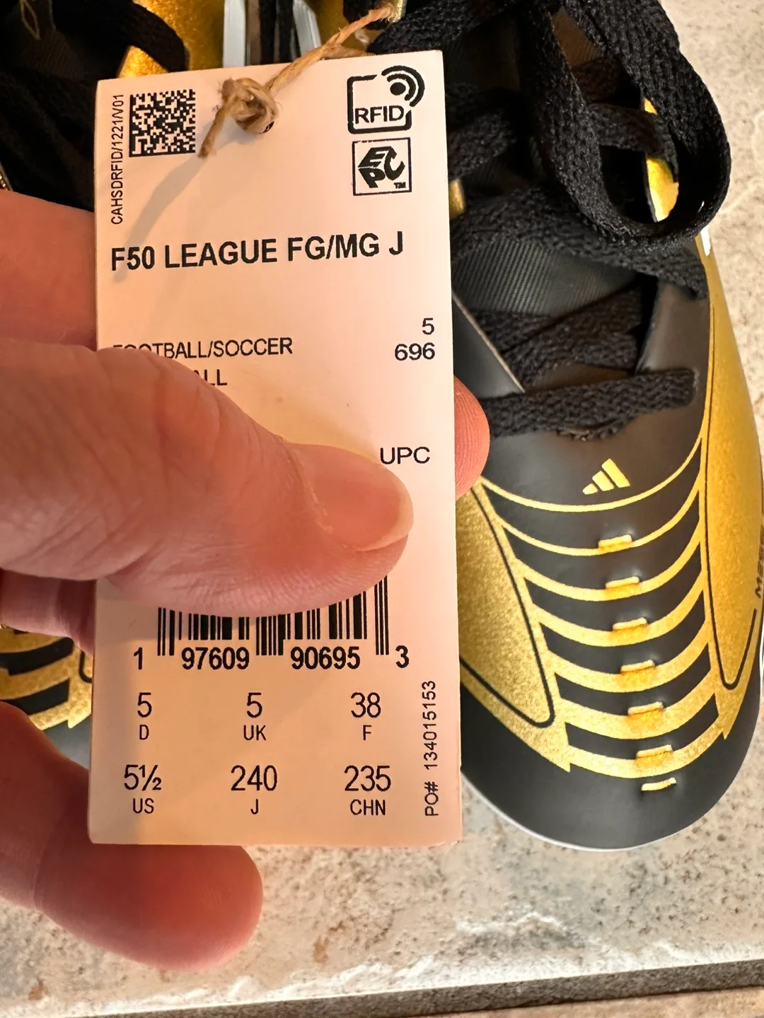 New Messi Adidas F50 Soccer Cleats - Size 5.5 image indicator(5)