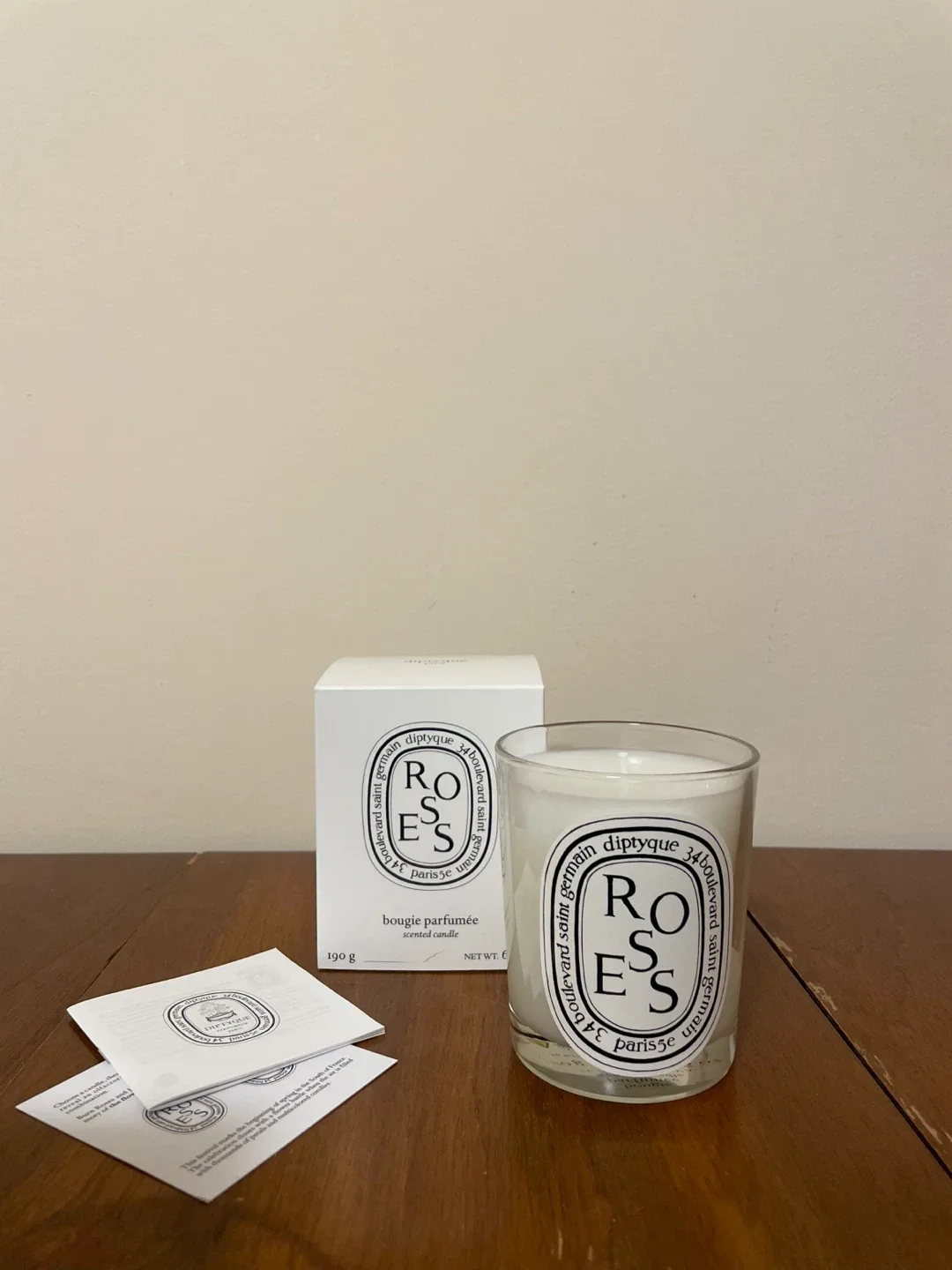!NEW! Diptyque Roses Scented Candle 190g thumbnail