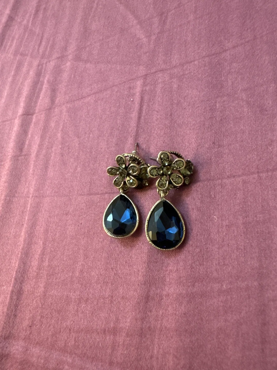 Blue Drop Earrings image indicator(2)