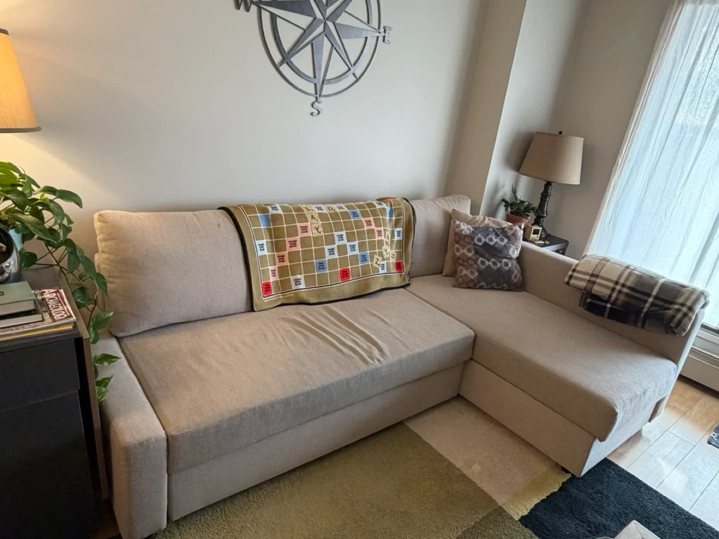 Pullout Couch/Sofa (with storage)