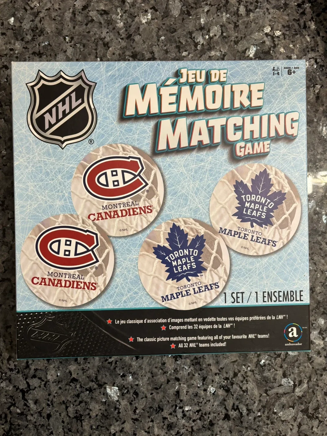 NHL Matching Game