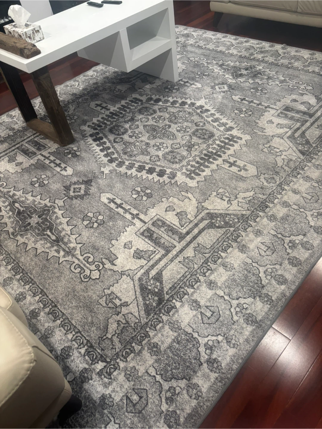 Grey Area Rug (9ft x 10 ft)