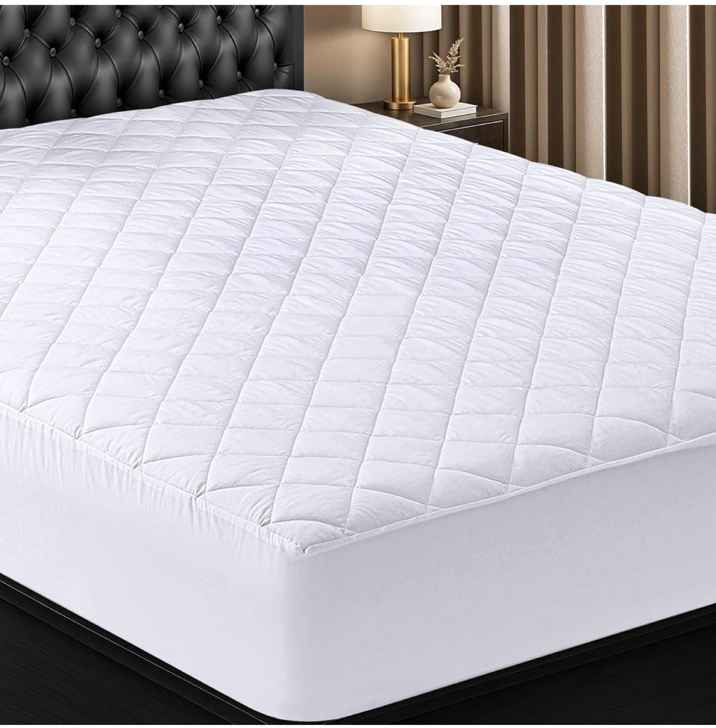 Utopia Bedding Quilted Fitted Mattress Pad