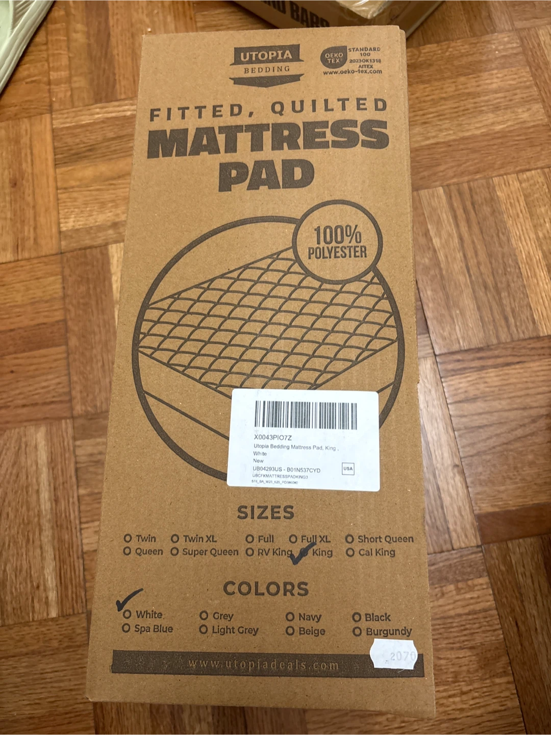 Utopia Bedding Quilted Fitted Mattress Pad - photo 3