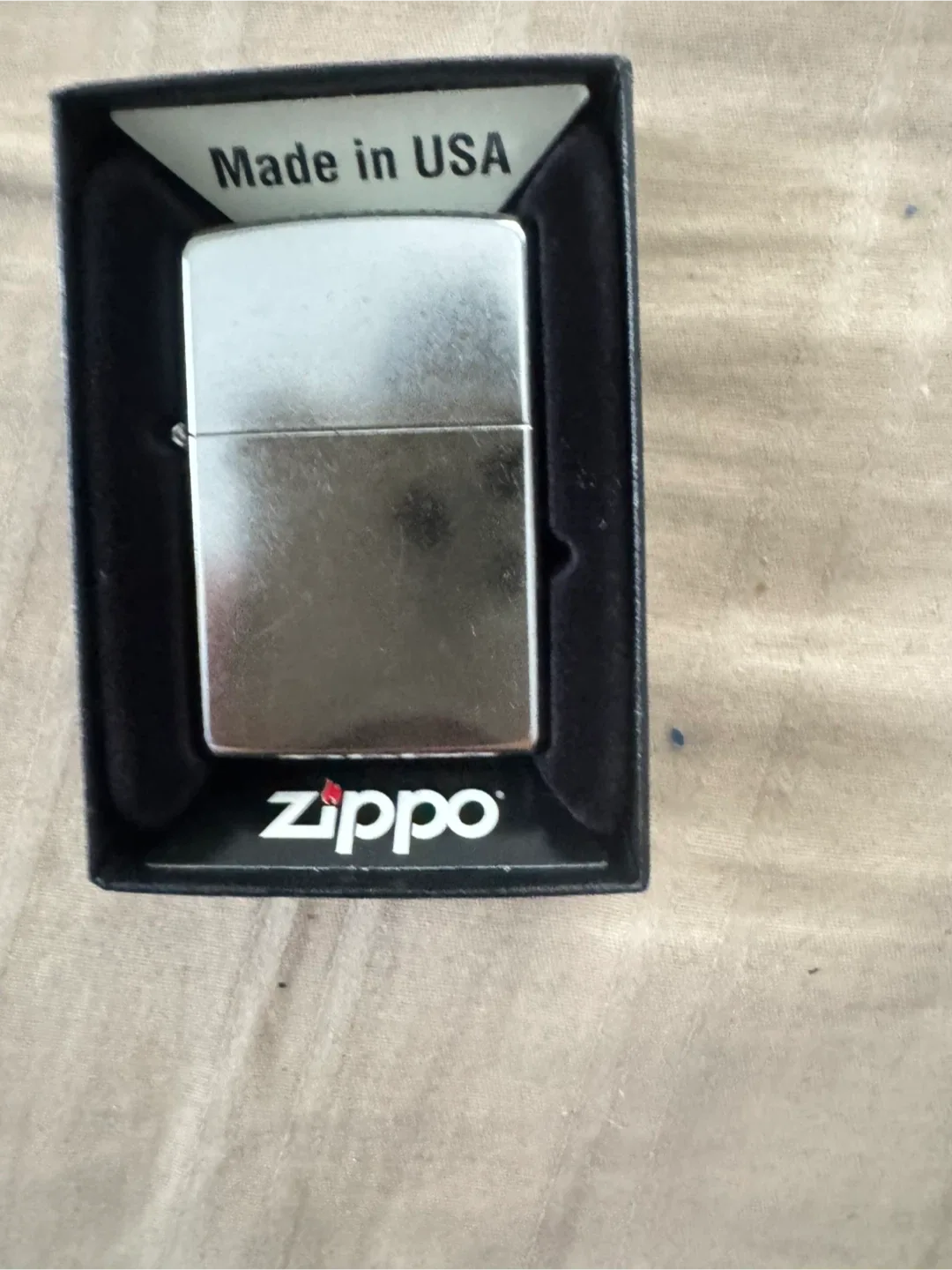 Zippo Lighter with Box - Made in USA thumbnail