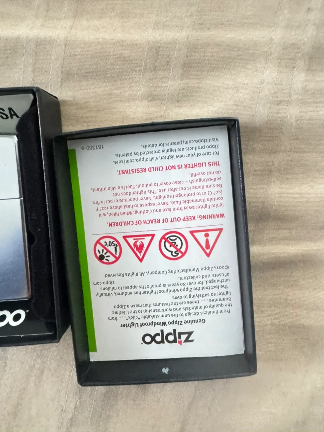 Zippo Lighter with Box - Made in USA image indicator(2)